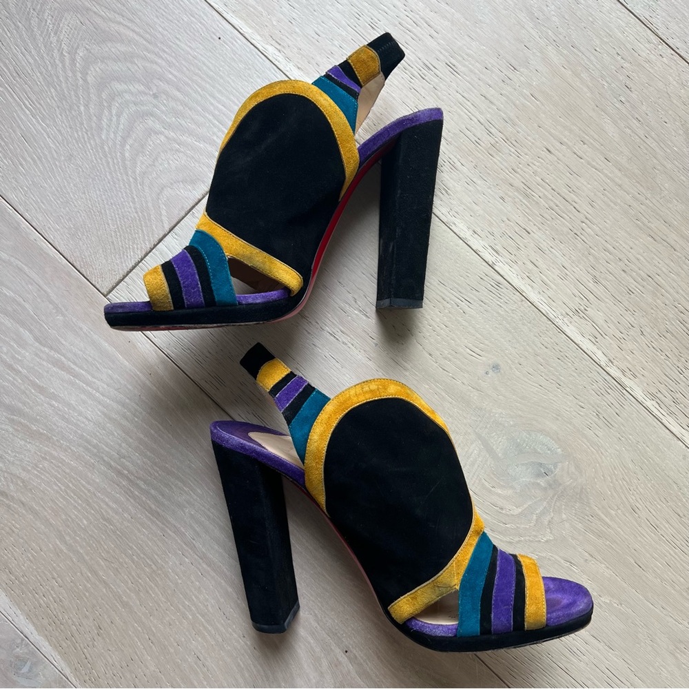 Christian Louboutin Suede Pumps - Picture 2 of 7
